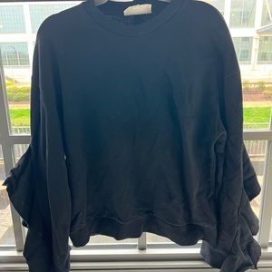 High-end funky black sweatshirt